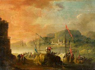 Christian Wilhelm Ernst Dietrich - Hafenansicht