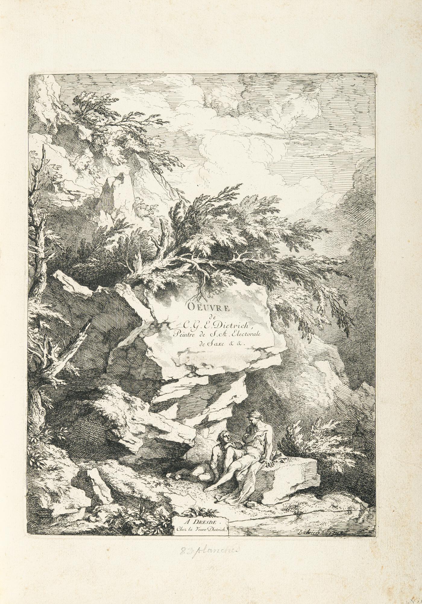 Christian Wilhelm Ernst Dietrich - Œuvre de C.G.E. Dietrich, Peintre de S.A. Electorale de Saxe