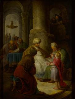 Christian Wilhelm Ernst Dietrich - Young Christ among the doctors in the temple
