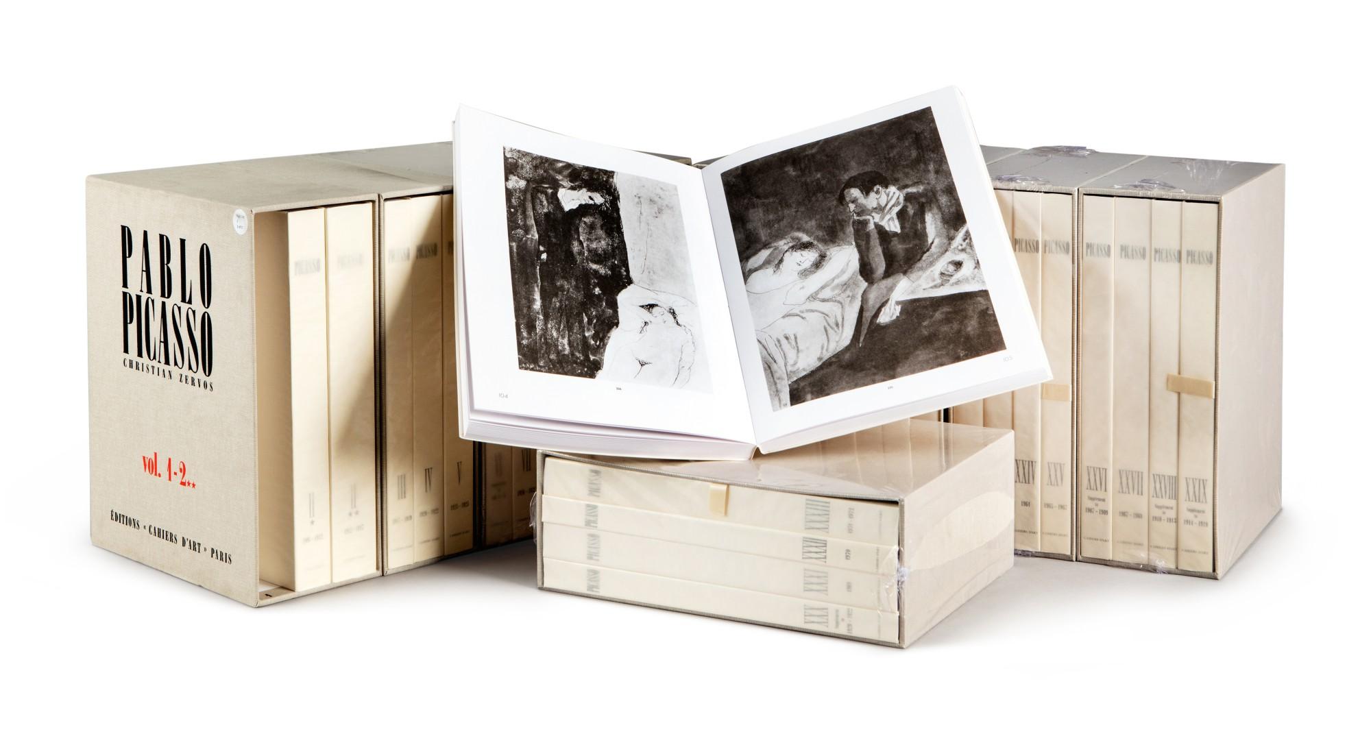 Christian Zervos - Pablo Picasso, 1875-1973, Cahiers d\'Art, Paris, 33 volumes