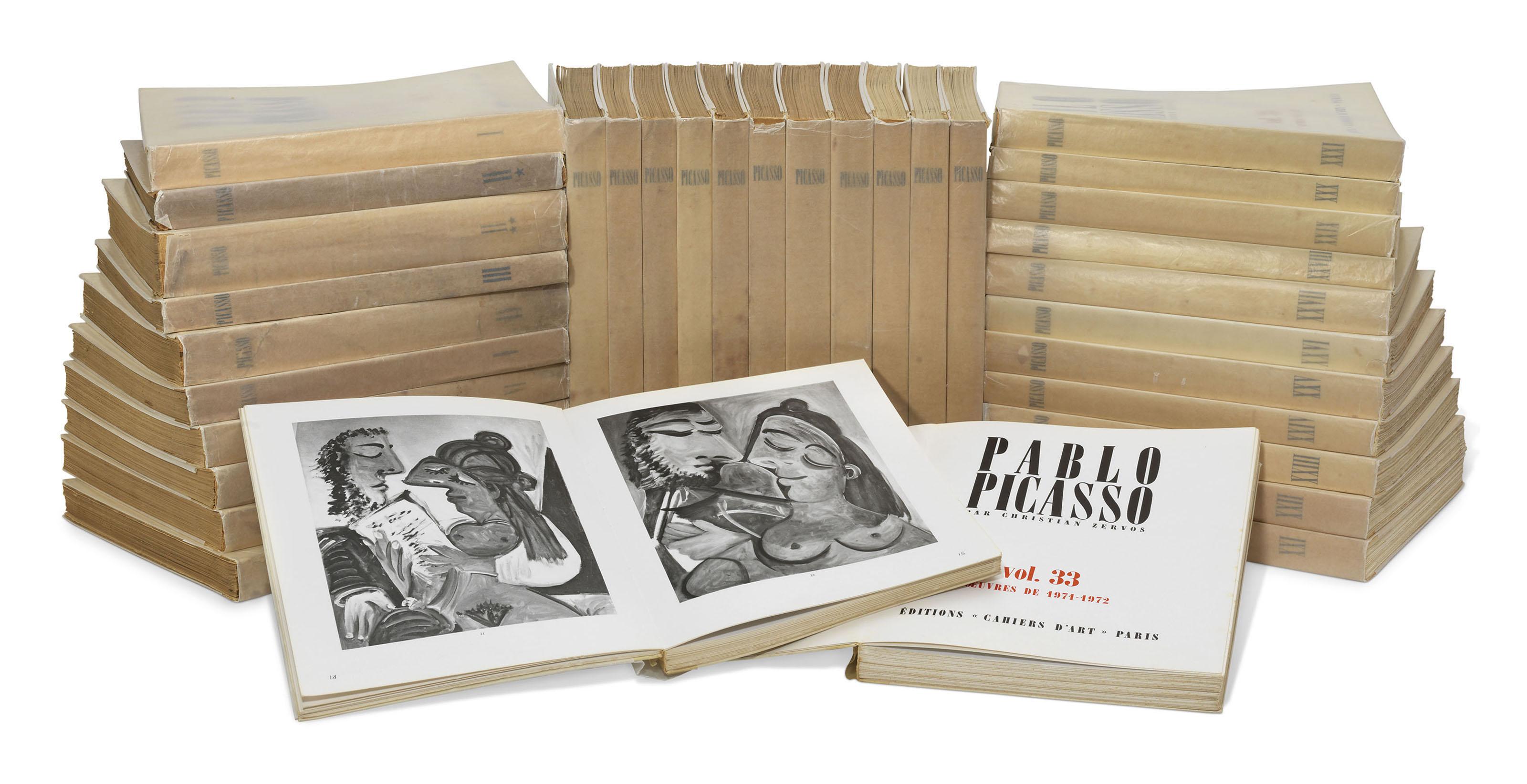 Christian Zervos - Pablo Picasso 1895-1973, Catalogue raisonné. Paris: Editions Cahiers d\'Art, 1957-1978