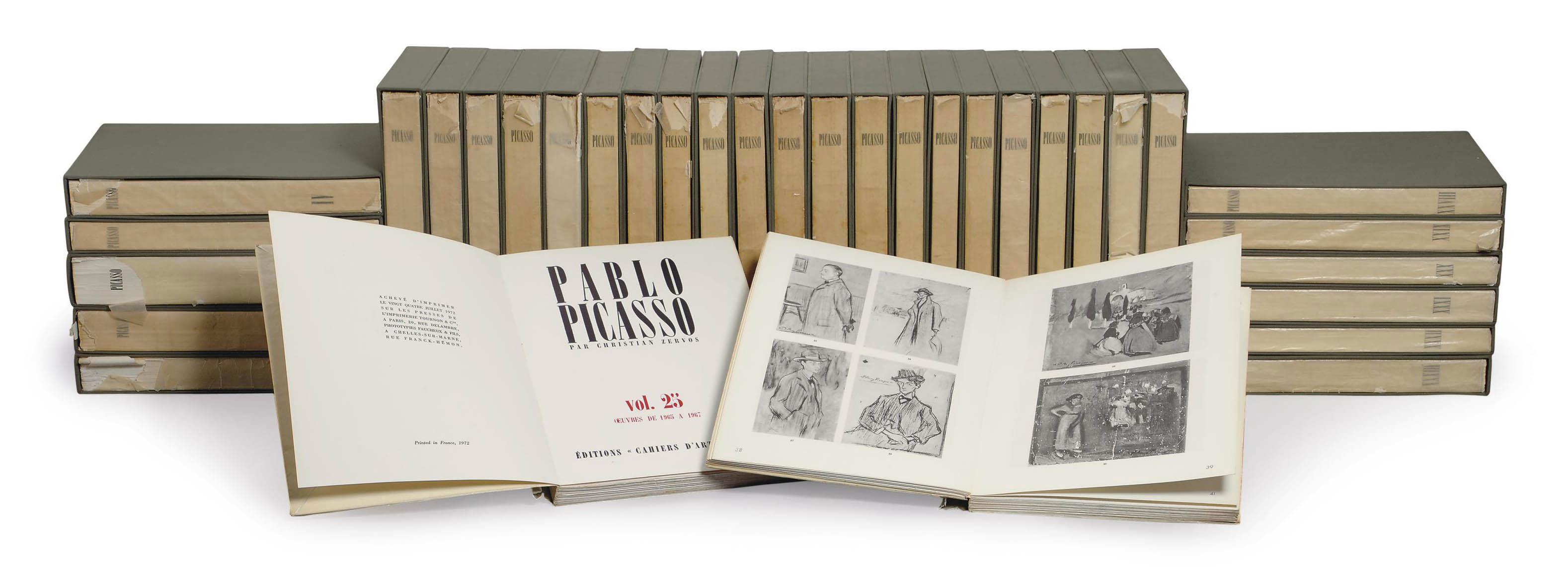 Christian Zervos - Pablo Picasso 1895-1973, Catalogue raisonné. Paris: Editions Cahiers d\'Art, 1957-1978