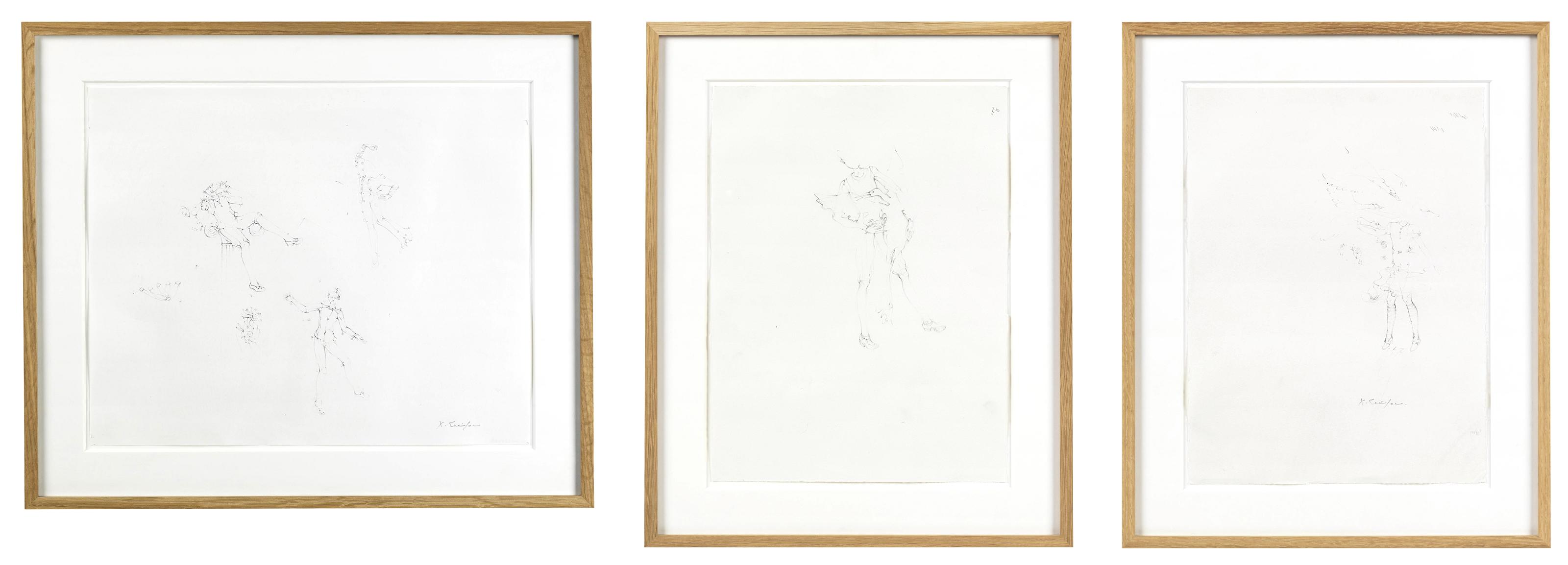 Christiana Soulou - (i) Roman Ruin (from Lorcas\'s The Public)(ii), (iii) Untitled