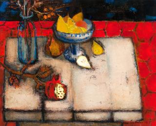 Christina Snellman - Still Life On Red.