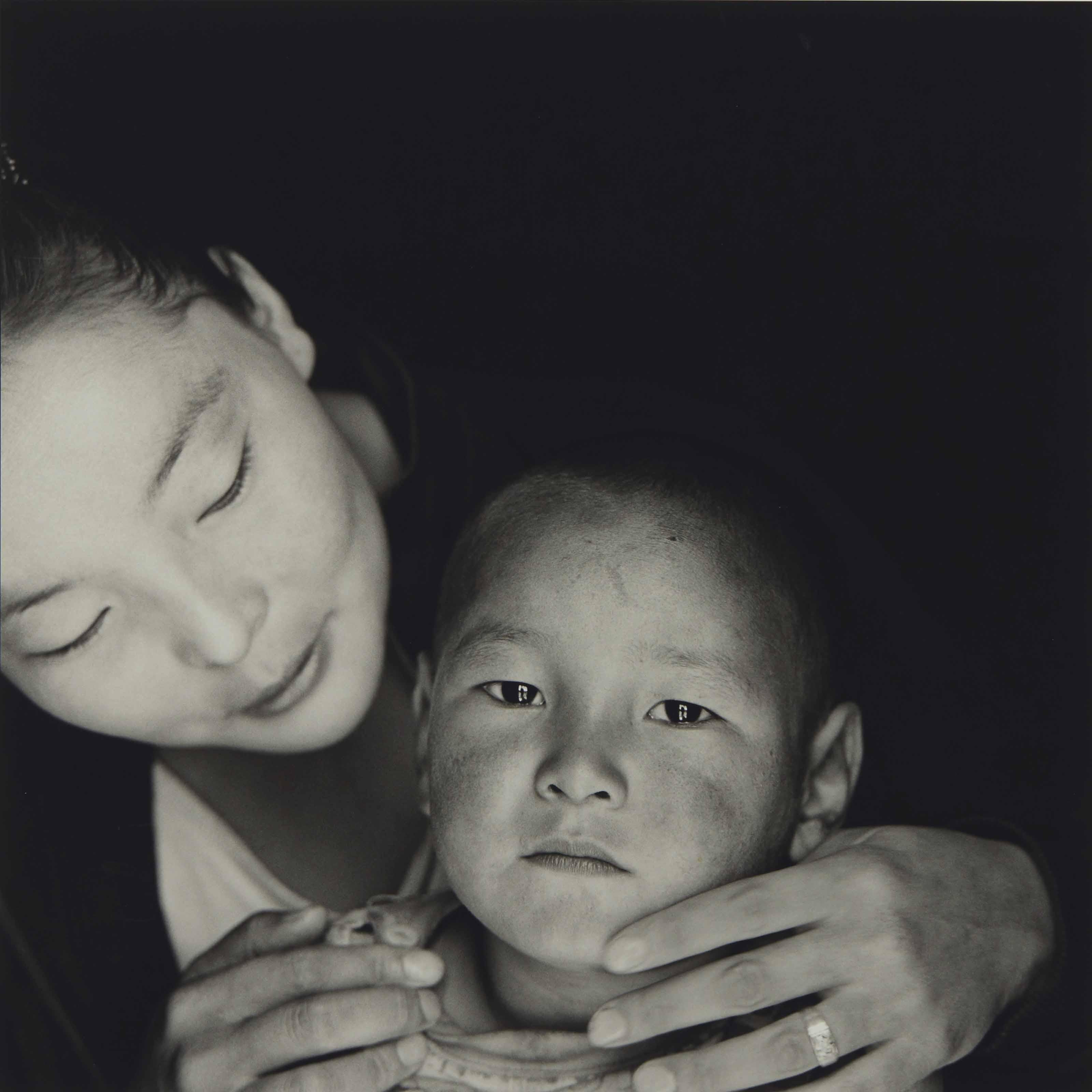 Christine Turnauer - Erdenebayar With Her Son Zamlen, Gobi-Altai, Willow Oasis, Mongolia