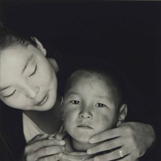 Christine Turnauer - Erdenebayar With Her Son Zamlen, Gobi-Altai, Willow Oasis, Mongolia