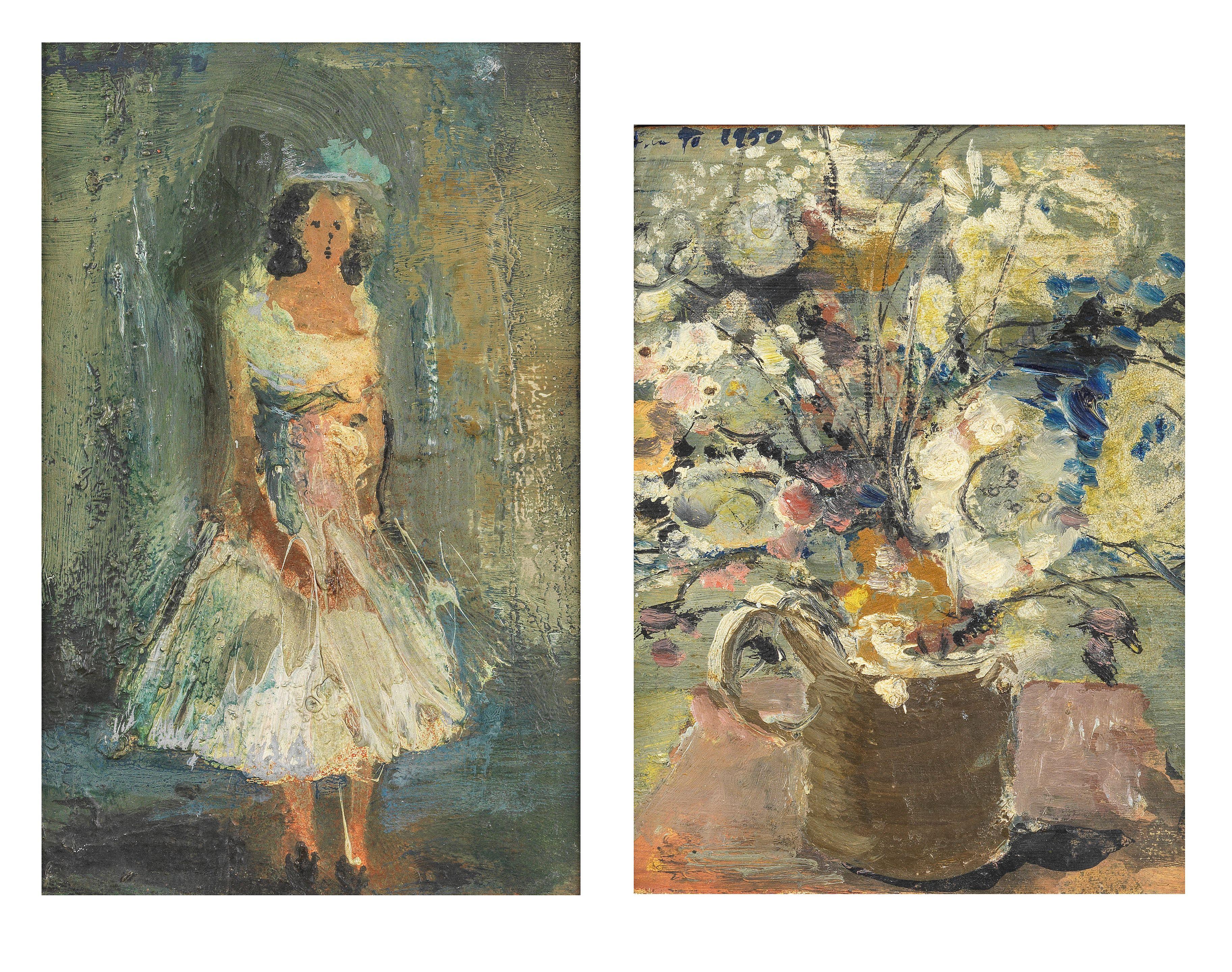 Christo Coetzee - Two oils (i-ii)