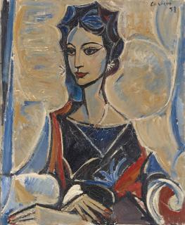 Christo Javacheff - Portrait de Madame Zeineb Kebaïli