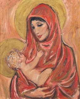 Christo Vladimirov Javacheff - Vierge à l\'enfant