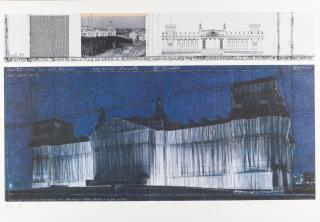 Christo - 2 Bll.: Over the River I, above – Reichstag VII.