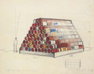Christo - 441 barrels construction