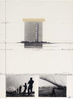 Christo - 5600 Cubic Meter Package, Kassel (Schellmann 131)