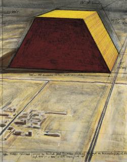 Christo - Abu Dhabi Mastaba (Project for the United Arab Emirates)