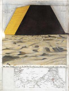 Christo - Abu Dhabi Mastaba (Project for the United Arab Emirates)