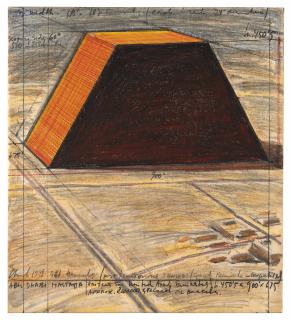 Christo - Abu Dhabi Mastaba (project for United Arab Emirates)