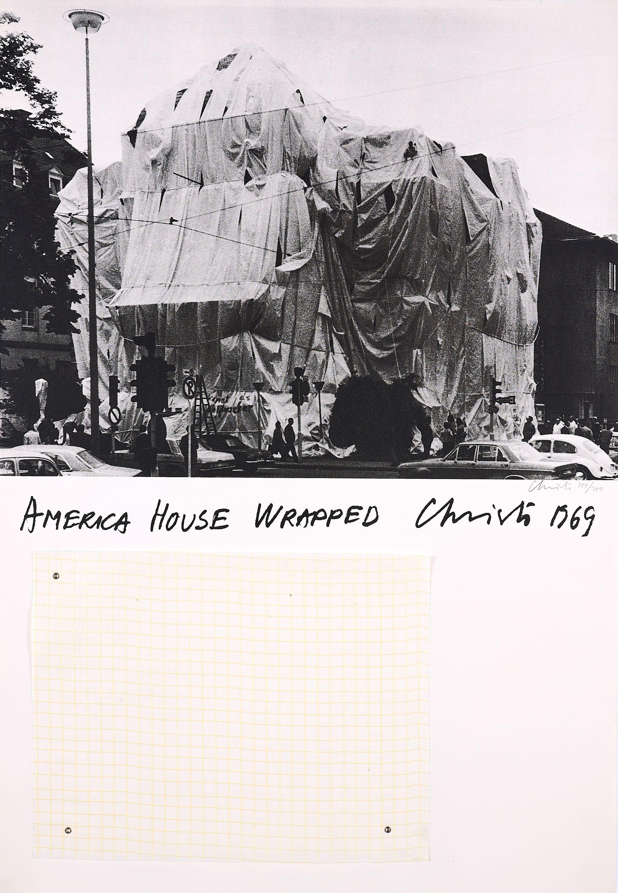 Christo - America House Wrapped, Heidelberg.