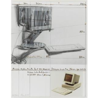 Christo - Ericsson Display Monitor Unit 3111 Wrapped Project For Personal Computer (S. 120)