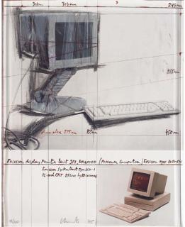 Christo - Ericsson display Monitor Unit 3111, Wrapped