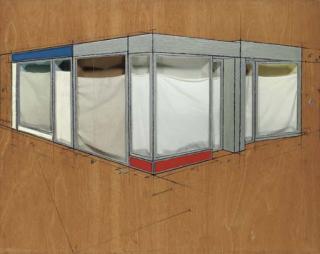 Christo - Four Store Fronts, Project