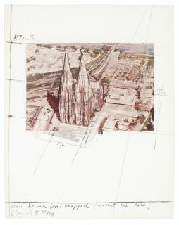 Christo - Mein Kölner Dom, Wrapped, Project for Köln, from Five Urban Projects