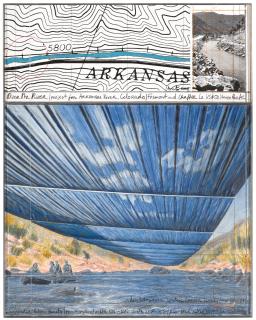 Christo - Over the River (Project for Arkansas River, Colorado)