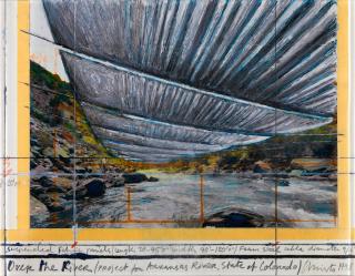 Christo - Over The River (Project for Arkansas River, State of Colorado)