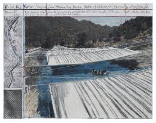 Christo - Over the River (Project for Arkansas River, State of Colorado)