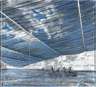Christo - Over the River (Project for Arkansas River, State of Colorado)