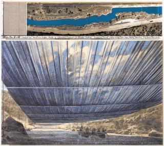 Christo - Over the River (Project for Arkansas River, State of Colorado)