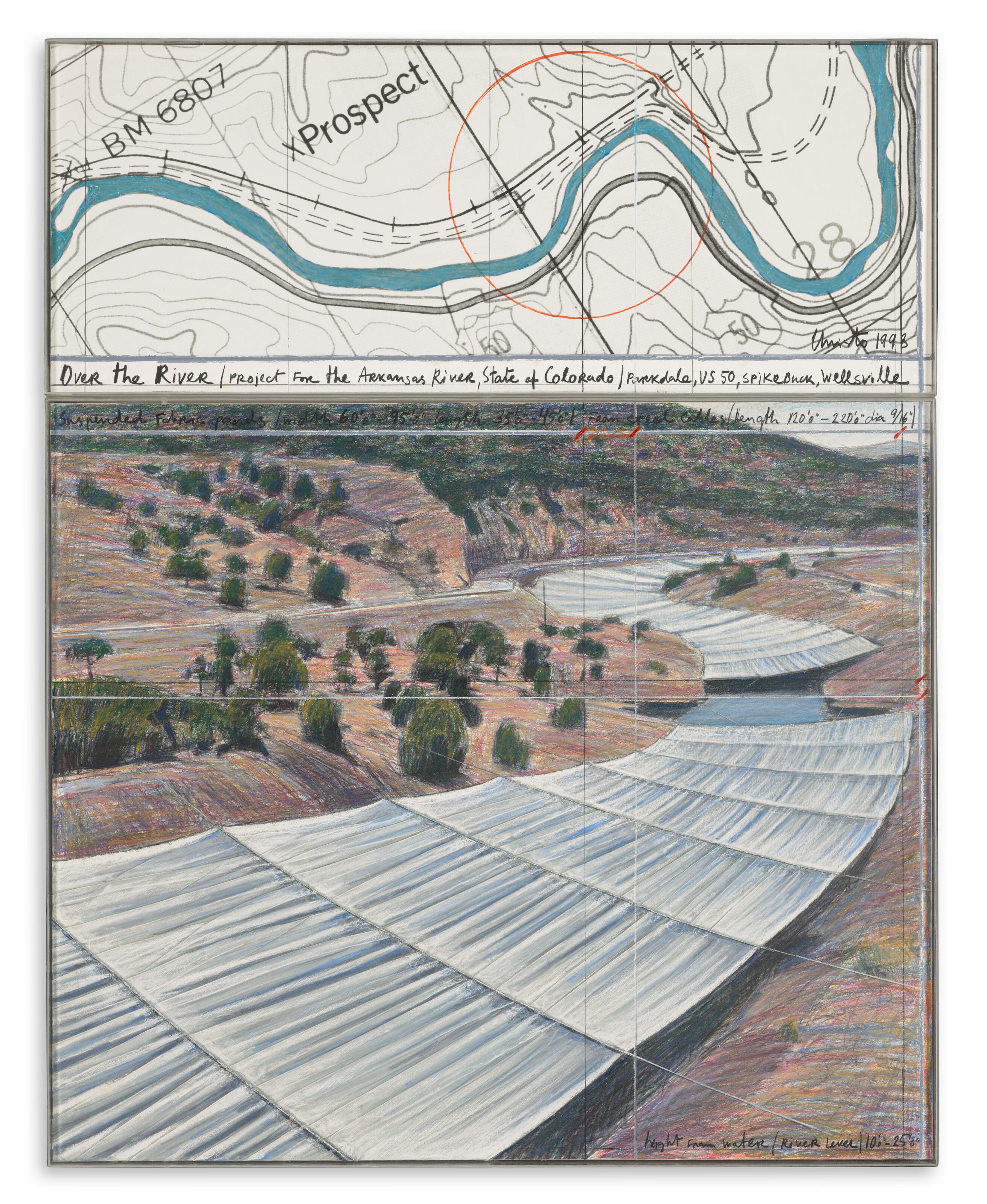 Christo - Over the River (Project for The Arkansas River, State of Colorado)