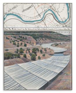 Christo - Over the River (Project for The Arkansas River, State of Colorado)