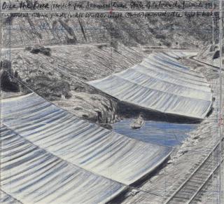 Christo - Over the The River, Project For The Arkansas River, CO