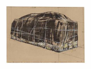 Christo - Packed Hay (Project for the Institute of Contemporary Art, The University of Pennsylvania, Philadelphia)
