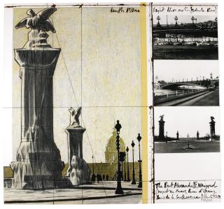 Christo - Pont Alexandre Iii (Project For Paris) (S. 156)