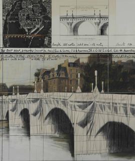 Christo - Pont Neuf Wrapped (Project for Paris)