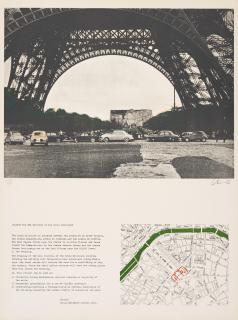 Christo - Project for the École Militaire, Paris