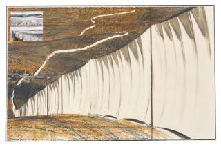 Christo - Running Fence, Project For Sonoma And Marin Counties, California