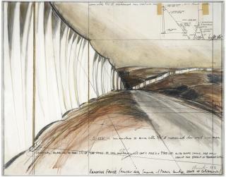Christo - Running Fence (Project For Sonoma And Marin Counties, State Of California)