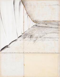 Christo - Running Fence (Project For Sonoma County And Marin County, State Of California), 1973