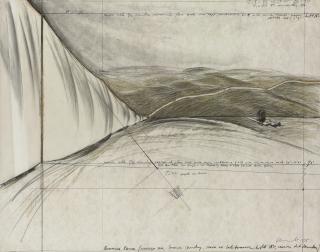 Christo - Running Fence (Project for Sonoma County, State of California)