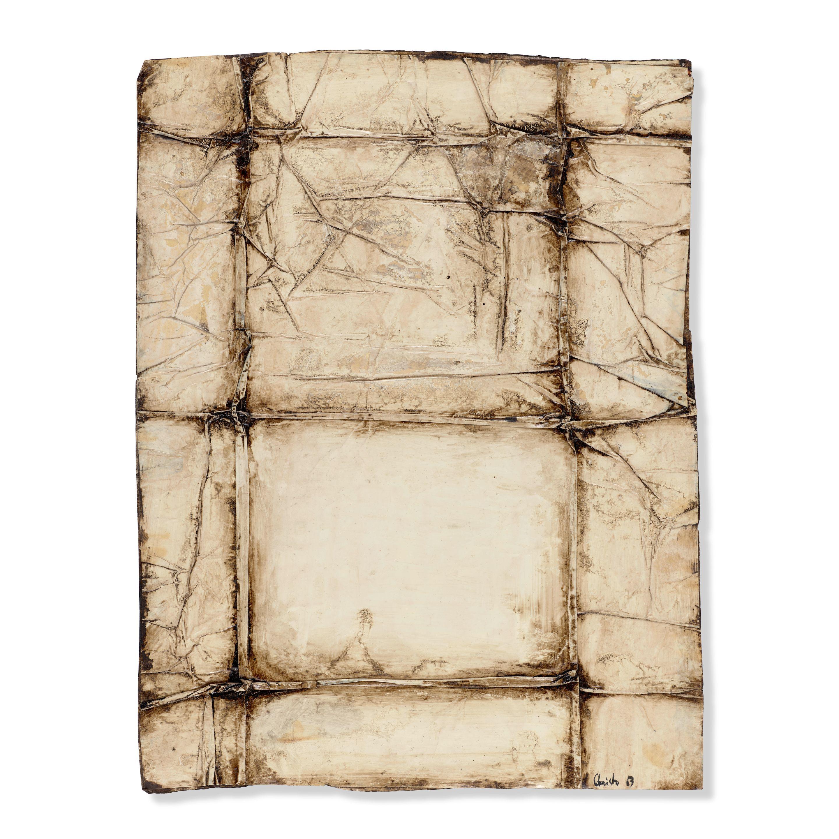 Christo - Surface d\'Empaquetage (Packing surface) 25 x 18 1/2in (62 x 47cm)