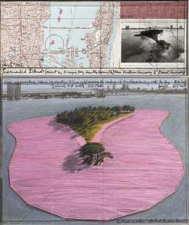 Christo - Surrounded Islands (Project for Biscayne Bay, Greater Miami, Florida)