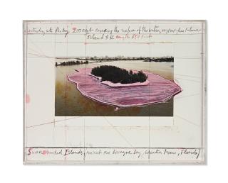 Christo - Surrounded Islands (project for Biscayne Bay, Greater Miami, Florida)