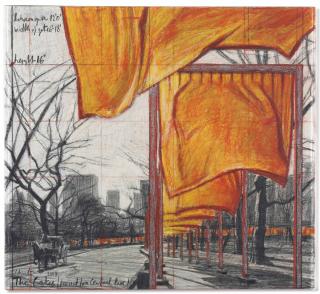 Christo - The Gates, Project for Central Park, New York City