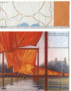 Christo - The Gates, Project for Central Park, New York City