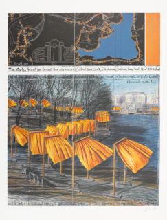Christo - The Gates VIII, from Project for Central Park, New York
