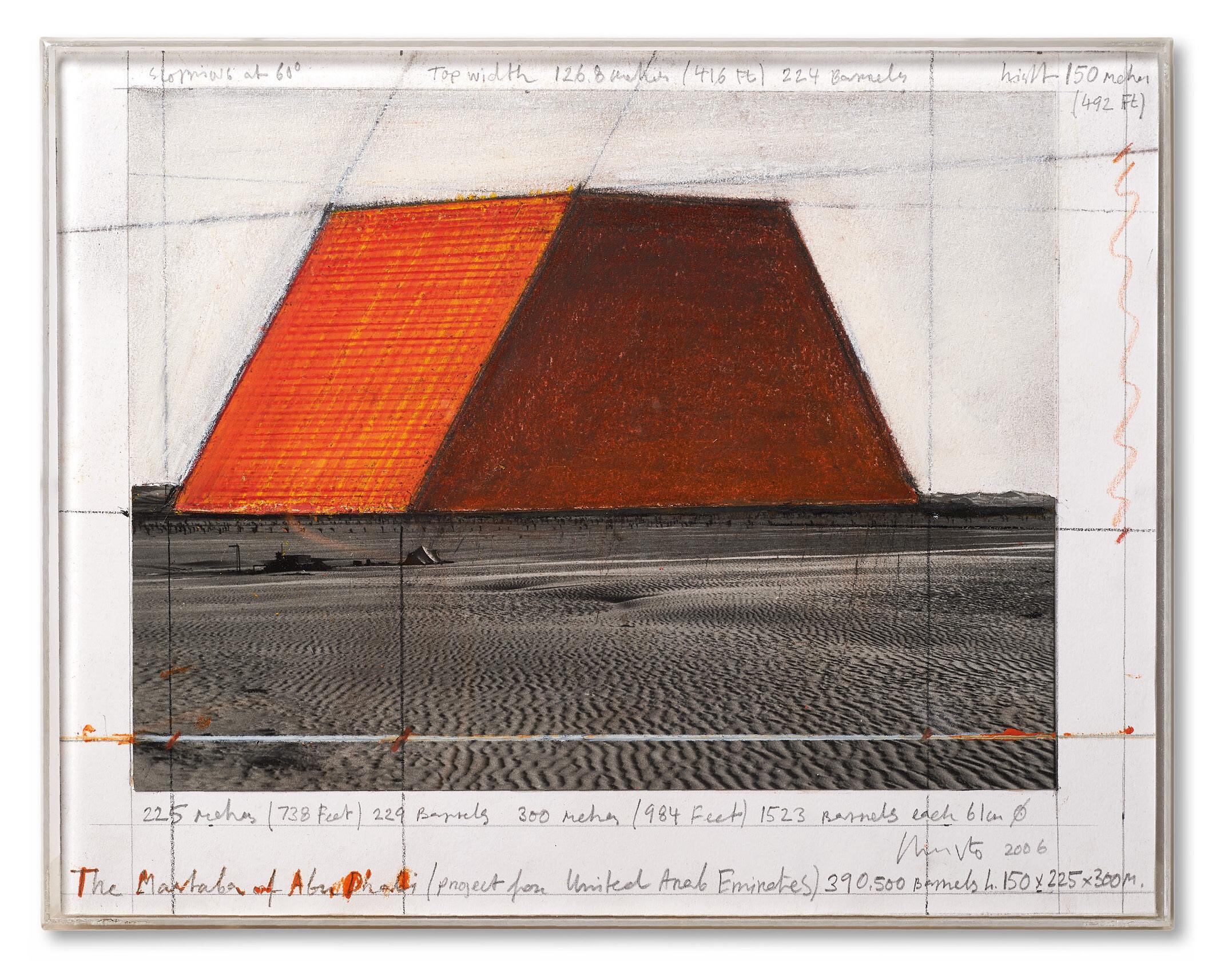 Christo - The Mastaba of Abu Dhabi (Project for United Arab Emirates)