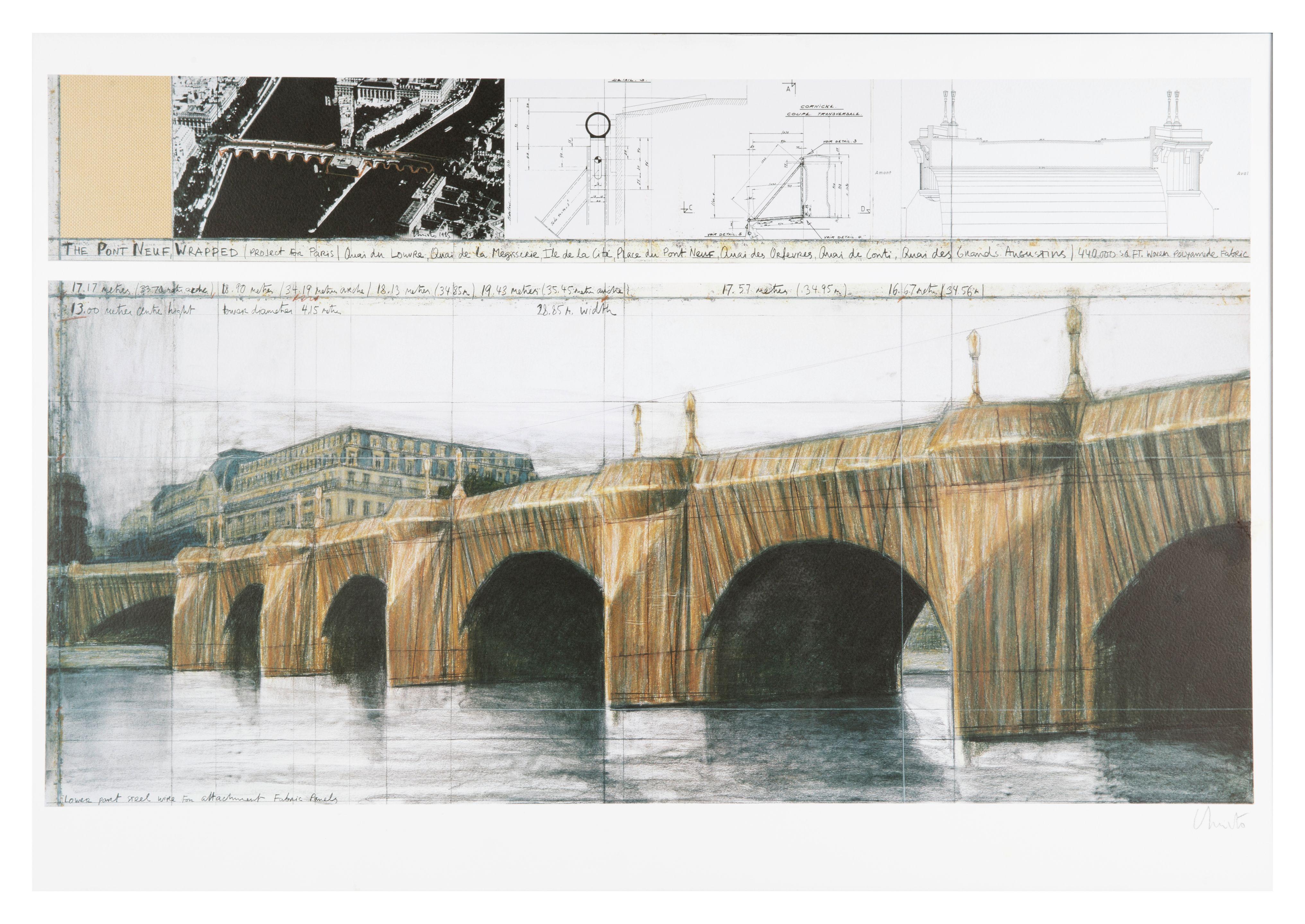 Christo - The Pont Neuf Wrapped, 1985