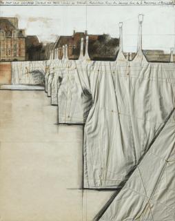 Christo - The Pont Neuf Wrapped (Project For Paris - Quai Des Grands Augustins, Quai Du Louvre, Quai De La Mégisserie Et Quai De Conti)