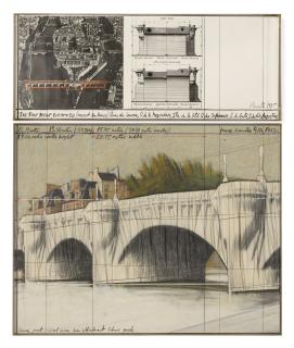 Christo - The Pont Neuf, Wrapped (Project For Paris)